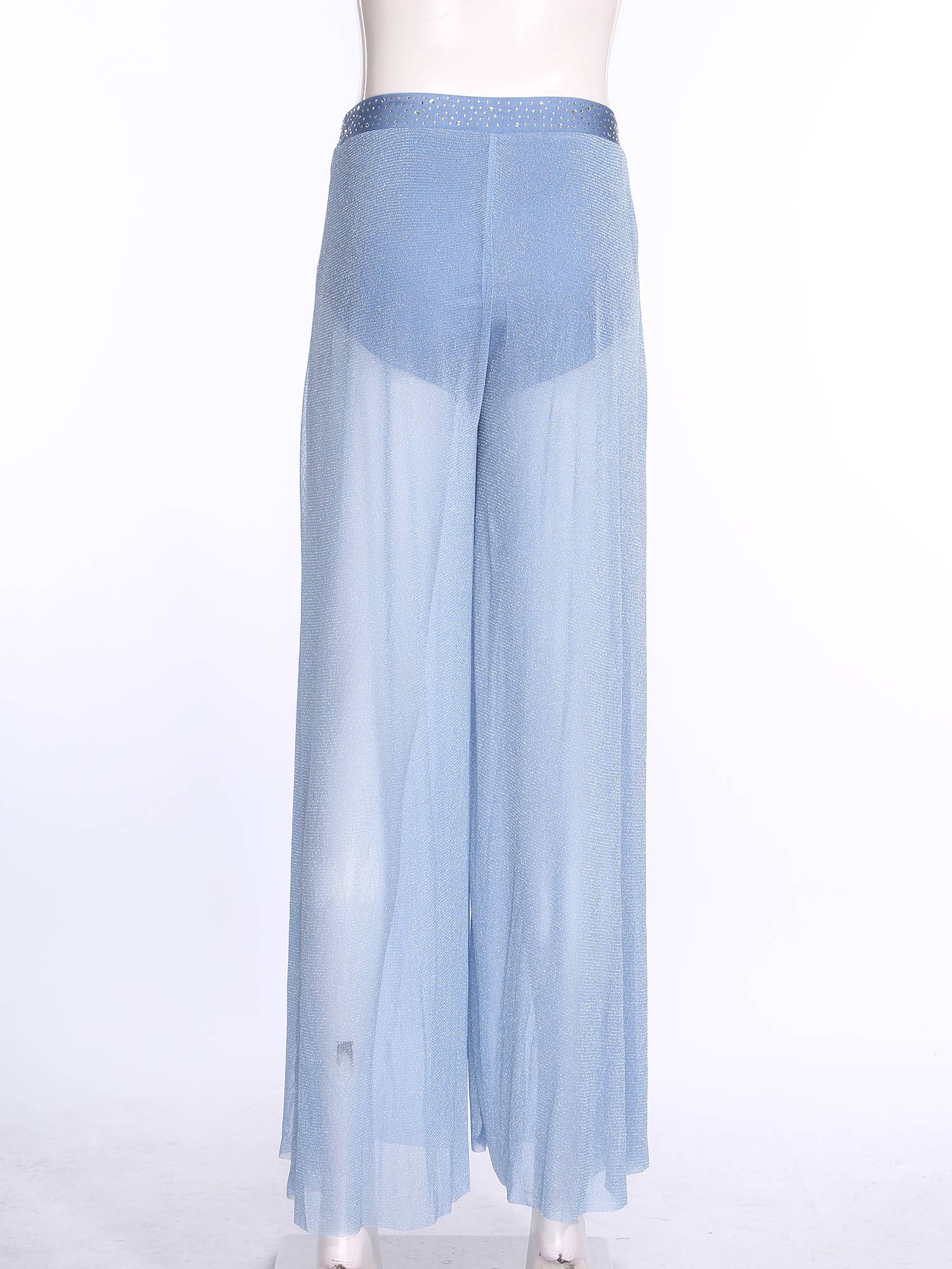 Shimmering Lyrical Mesh Wide L - đánh giá và giá Palazzo Pant Wide