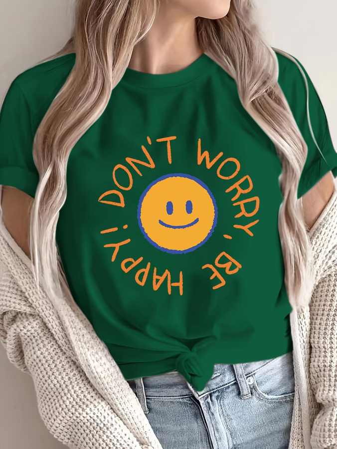 Casual Crew Neck T-Shirt with  - đánh giá và giá Summer Clothing Trends 2025