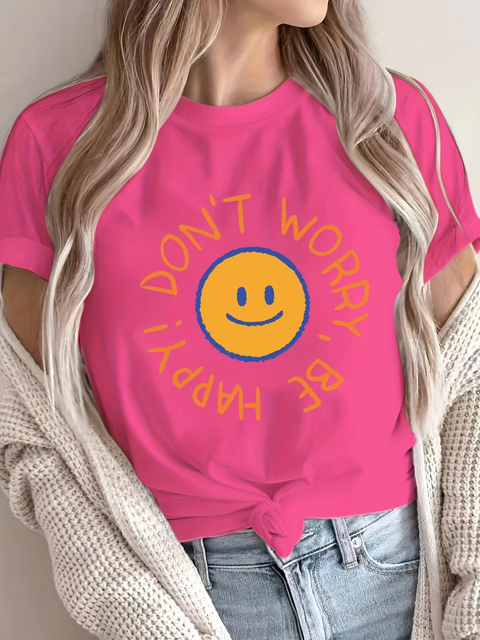 Casual Crew Neck T-Shirt with  - đánh giá và giá Summer Clothing Trends 2025