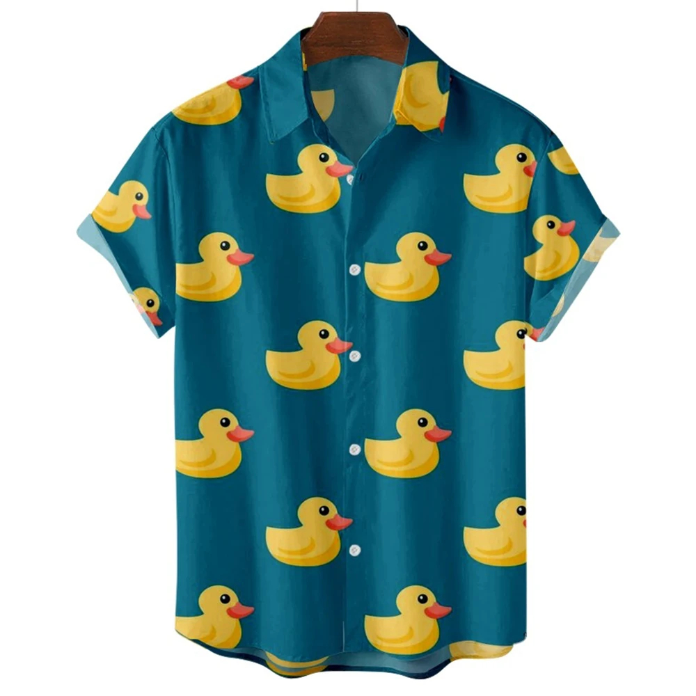 Men's Shirts Cute Duck 3d Prin - đánh giá và giá Summer Duck Clothing